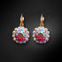 Auskarai "Krāšņums II (Light Siam Shimmer)" su Swarovski™ kristalais